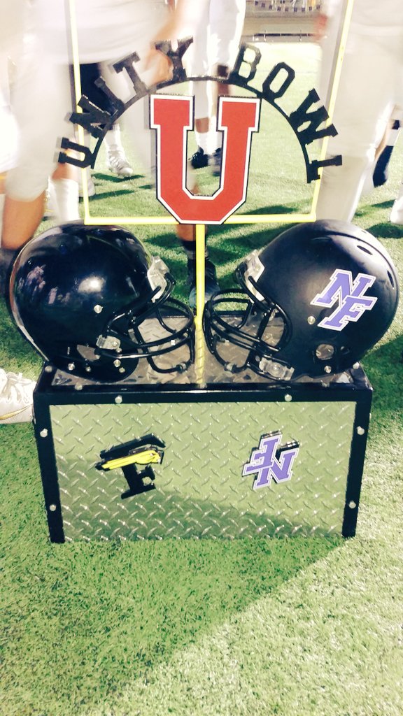 ForneyStuCo's tweet photo. Yeah.... she ain't going anywhere!! Staying at home where she belongs!! Great game @FootballForney! #UnityBowl2016 https://t.co/cwjFwXB3hO