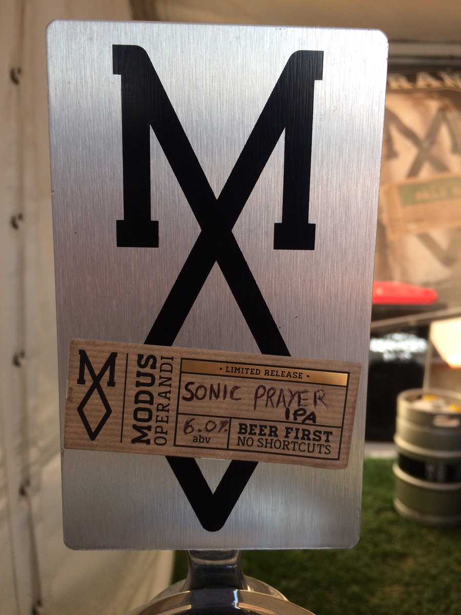 The @MOBrewing Sonic Prayer IPA seems to be the punters favourite so far.  #BitterandTwisted