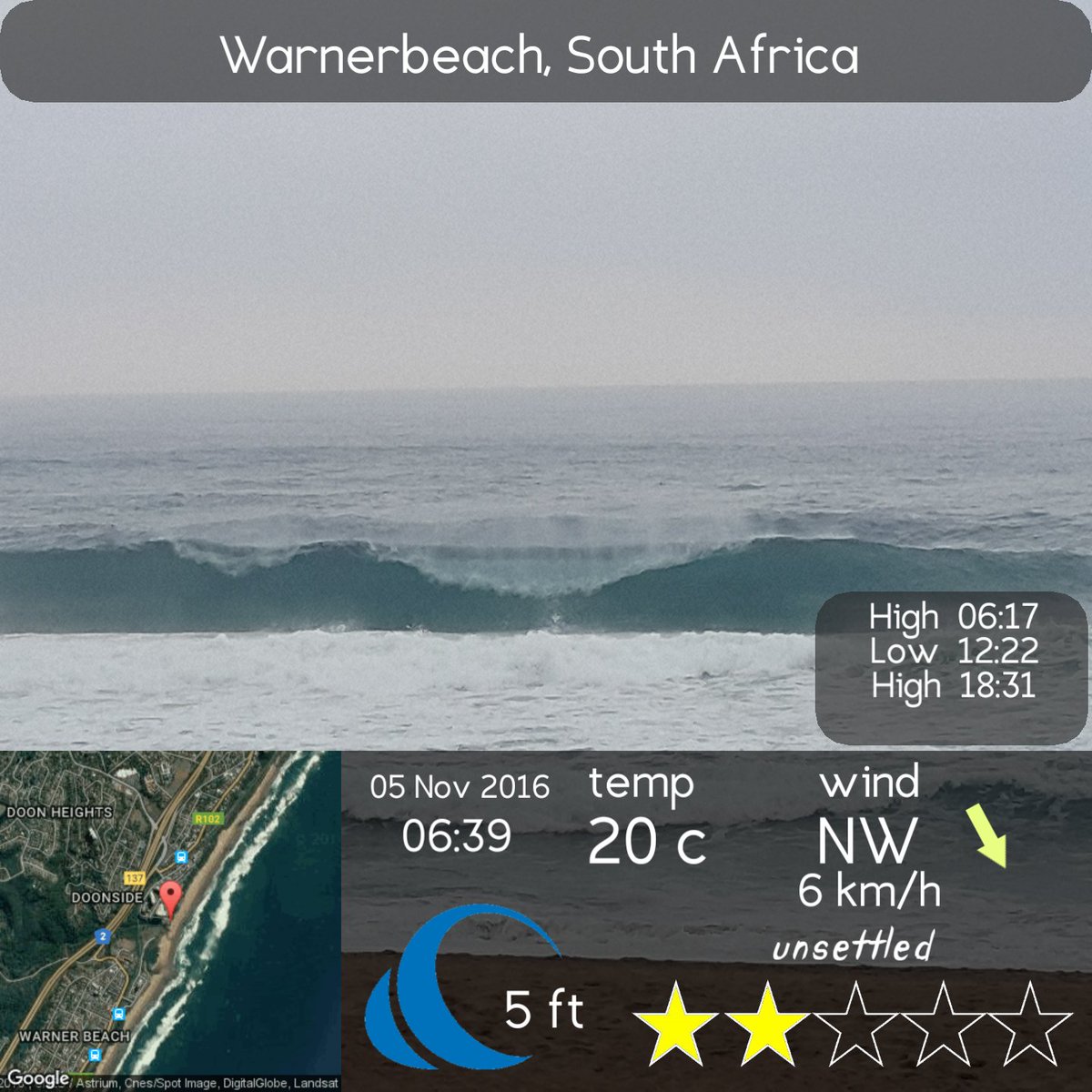 outdoortoolbox's tweet photo. Made with Surf Reporter. Available on Google Play. #surf #surfing #surfreporter #android #photography #apps #AppOfTheWeek https://t.co/73VCiTyypm