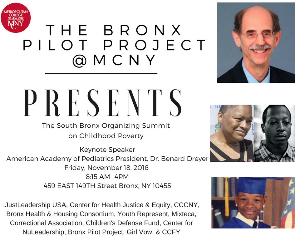 GirlVowMentor's tweet photo. The Bronx Pilot Project @mcnyedu Presents A Summit on Childhood Poverty w/ Keynote @AAPPres. RSVP @eventbrite @eddieborges #bronxsummit https://t.co/jYEPqCa6s5
