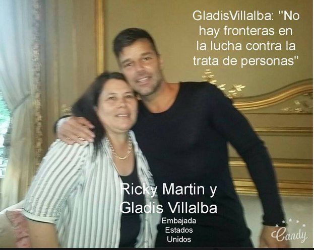 FmCiudad1059's tweet photo. Embajada USA* Ricky Martin en encuentro d actores contra la Trata d Personas Como Invitada Especial, Gladis Villalba coord d @ONGDDHHRazonar https://t.co/8wDbWp3L8j