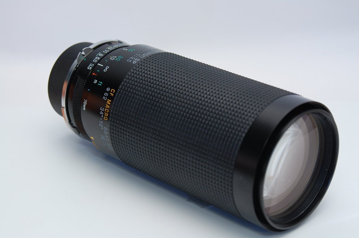 懐かしいレンズ TAMRON SP シリーズ 70-210mm F3.5 19AH型 新品当時
