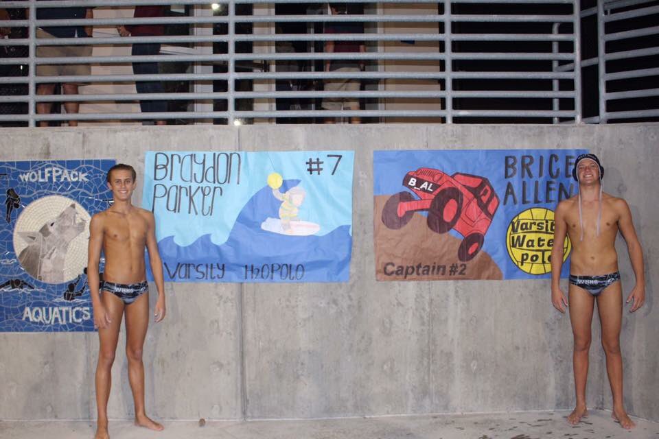 WHHSWaterpolo's tweet photo. Senior Night was fun but sad to see them go.😪 https://t.co/JozhgXio7p