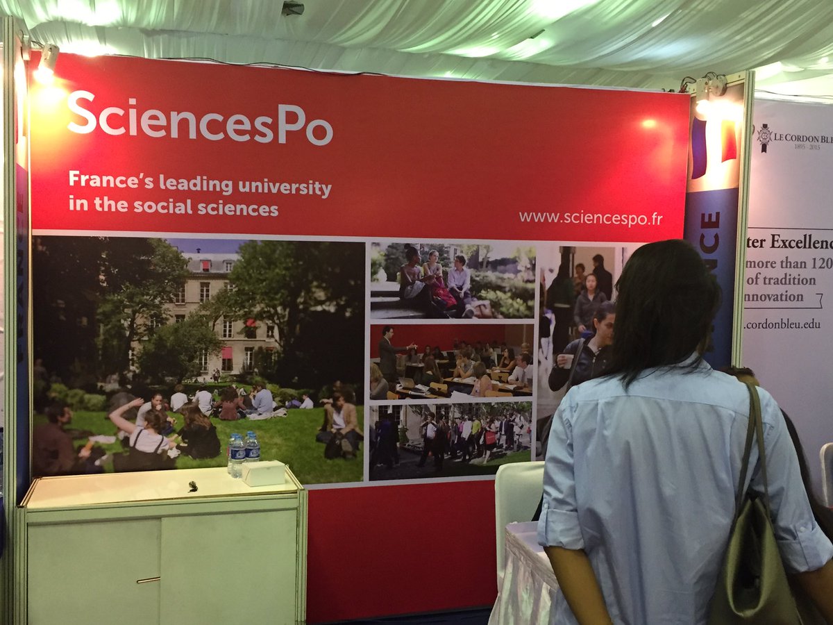 DubesUniEropa's tweet photo. My Almer mater @EMLYON and @sciencespo are also present in #EHEF2016 to recruit Indonesian students! They are right! https://t.co/0bQvUDd5cQ