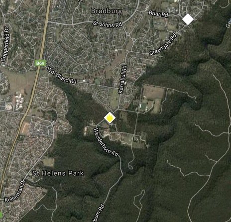 PaulKadak's tweet photo. #Bushfire latest: #Emergency warning @ #Cessnock. Watch&Act @ #Callala Bay, #Campbelltown & #Balickera. @7NewsSydney https://t.co/94dkJyRU47