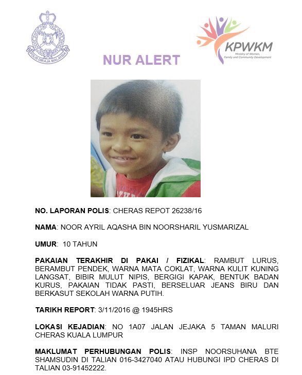 Yuneef_Shokyo's tweet photo. Tolong sama2 kita cari anak ini.
@lin_cik @lanunkay @karmenlunarxisc @kayazlee @mai_caca @Hayati_J @DenaBahrin @katadigitalcom #childlost https://t.co/TxOJn6qTHD