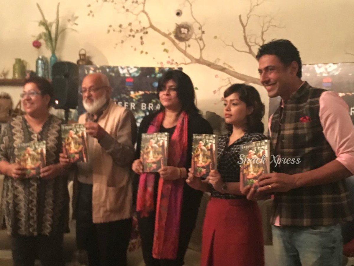 RushinaMG's tweet photo. #CIMKlaunch party. When Delhi's food fraternity turned out to wish @ranveerbrar the best for #comeintomykitchen. So happy to be part of it. https://t.co/F8c9grWFnw