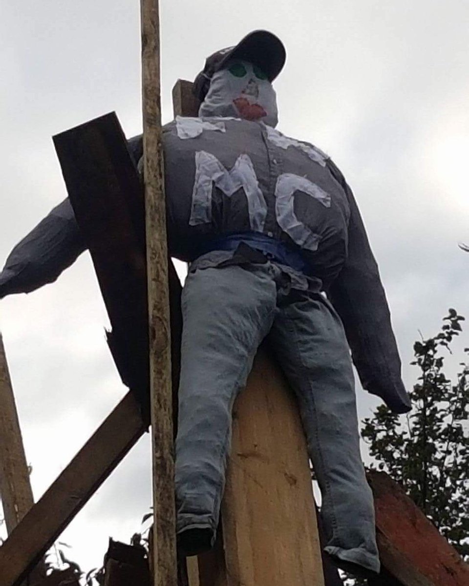 FarsleyWMC's tweet photo. Our guy's ready! #pennyfortheguy #lookingbuff #farsleywmc #bonfirenight #fireworkdisplay https://t.co/qF6L06jvlm