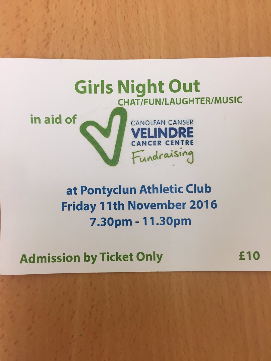 Tesco5774's tweet photo. Sponsored a fantasticCommunity function "Girls night Out" for Velindre Cancer Centre.Ladies get ur selves down to Pontyclun Athletic club!🎉 https://t.co/SFwF5MWHUb