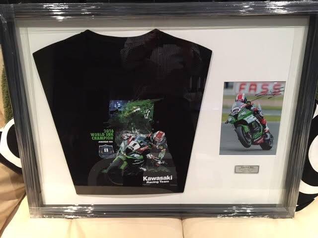 assethub's tweet photo. Lot 5: Signed Kawasaki shirt signed photo of JR65 both signed - let me know if you want to leave a bid with me. https://t.co/oBRrRwqyc4