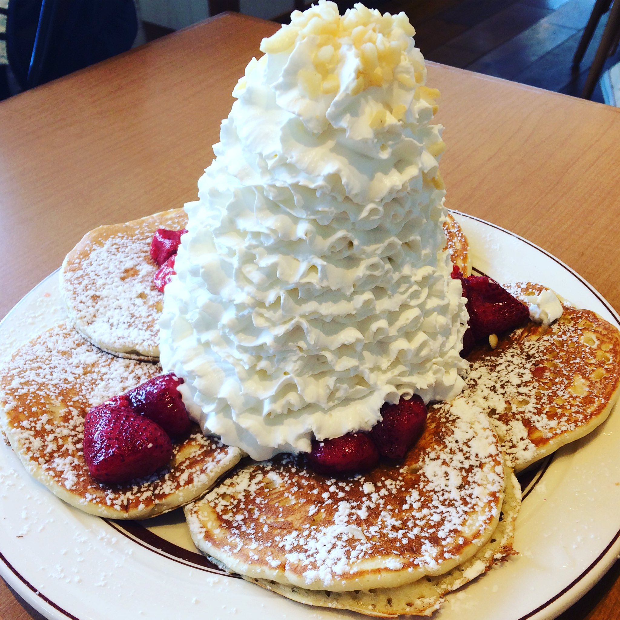 とっさん Pa Twitter いつも長蛇の列で入れないeggsnthingへ今朝は開店時間狙ってストロベリーパンケーキ パンケーキ Pancake エッグスンシングス Eggsnthing Expocity エキスポシティ T Co Wxiu5jhh7y Twitter