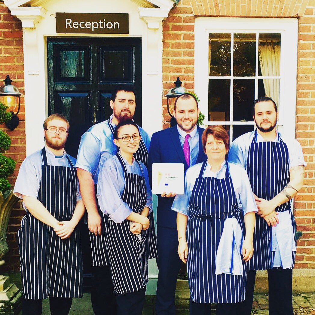 FlitwickManor's tweet image. Delighted to receive our two AA Rosettes for 2017. Well done to our truly passionate kitchen and restaurant teams. Extremely proud #food