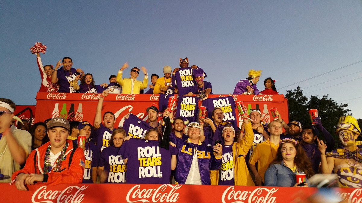 LSU Fans are READY! 
#LSUGameDay #LSU #ROLLTEARSROLL #BEATBAMA