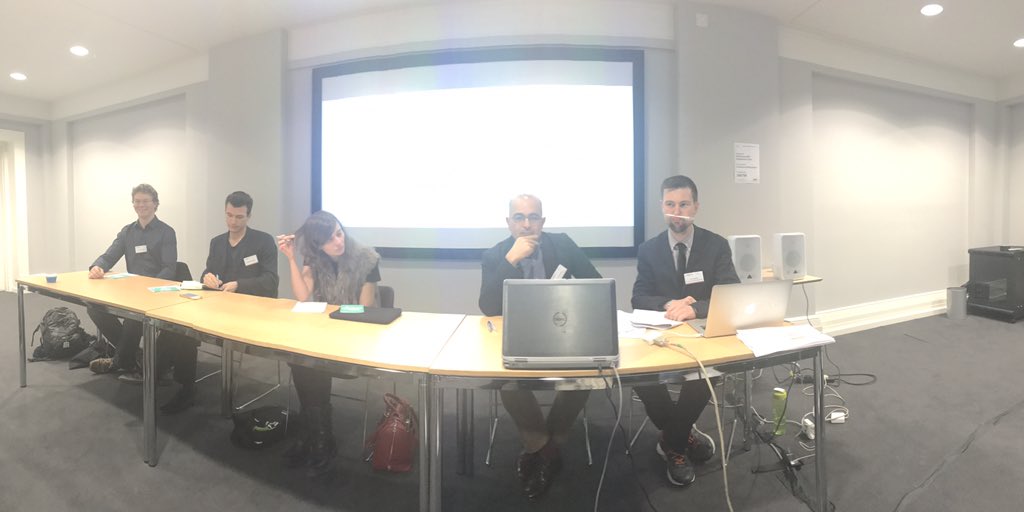 laurawheelers's tweet photo. It's the #spotoncreative session with an awesome lineup!! @DrHammersley @kaveh1000 @Protohedgehog https://t.co/b4h82p3ADY