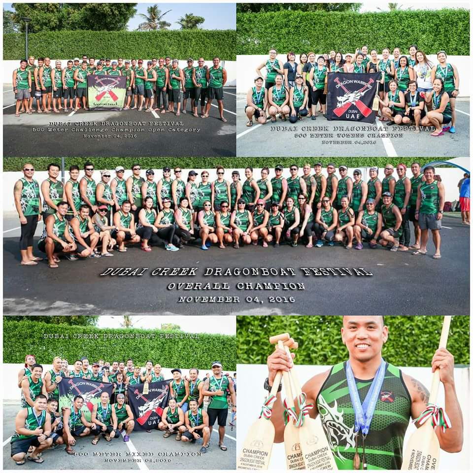 DWD_dragonboat's tweet photo. 2016 Dubai Creek Dragon Boat Festival..
Champion 500m Open Crew
Champion 500m Women's Crew
Champion 500m Mixed Crew
Overall Champions!!!! https://t.co/EMMZjjuOQ3