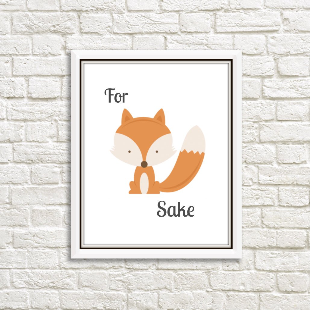 PrettyFlamingoD's tweet photo. For Fox Sake digital print, instant download, digital art… https://t.co/qeciwVjelw #PrettyFlamingoDesign #DigitalArt https://t.co/LvWdH4zOIB