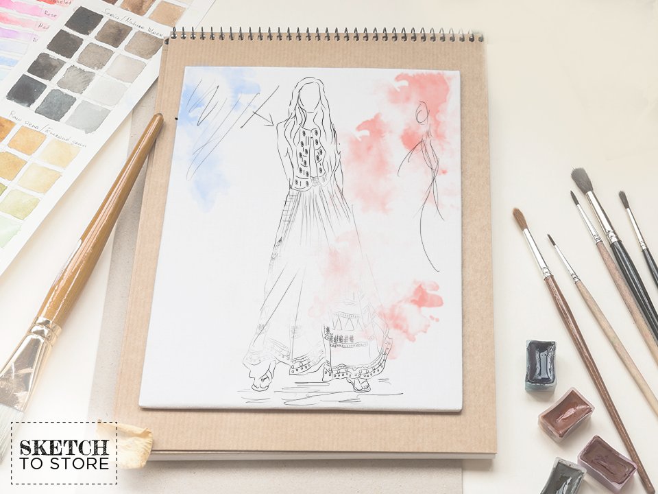 pantaloonsindia's tweet photo. We're taking you back in time to showcase what inspired our collection #SketchToStore https://t.co/jyxq3yir05