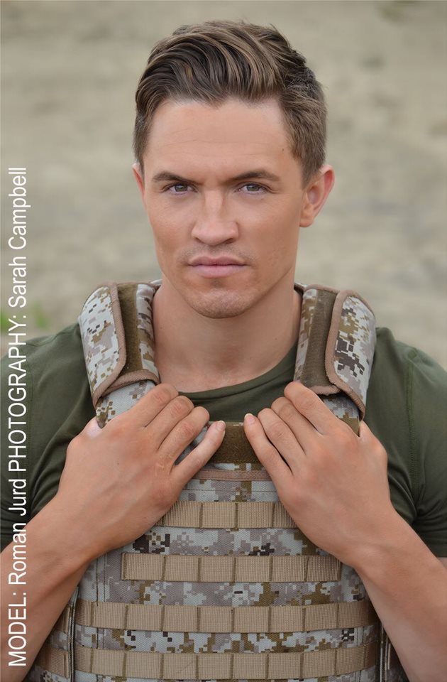 RomanJurd's tweet image. Military style shoot with @sarahcampbellgr 
good day for it!