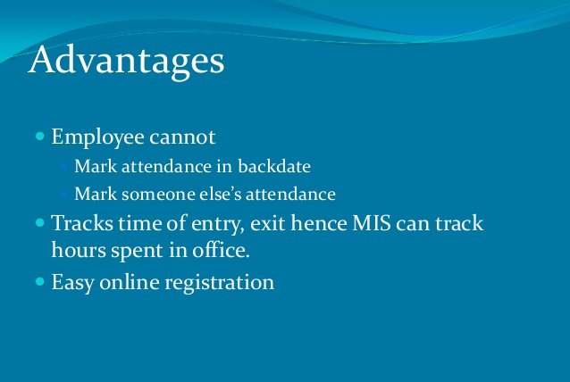 trustidapp's tweet photo. Advantages of #Biometric #Attendance system https://t.co/PCfx4OetmM