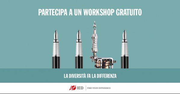 lucarallo's tweet image. Moltissimi workshop creativi e open lesson sono disponibili iscrivendosi a IED #MasterDays, approfittatene! #ad
 adm.ms/7AfEKb