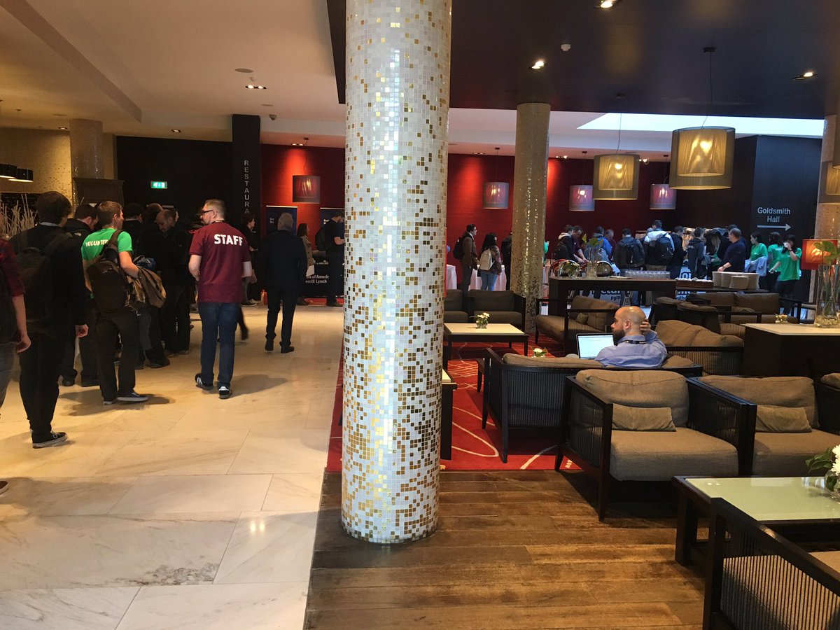 brightwater98's tweet image. Early risers in the @RadissonBlu this morning for PyCon @PythonIreland #PyCon2016