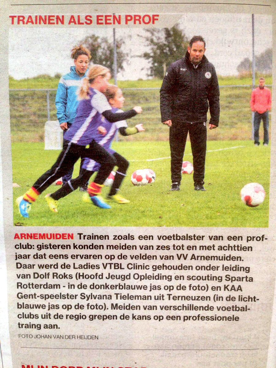 LadiesVTBL14's tweet photo. โถ PZC vandaag ๐๐ฐ
#meidenvoetbal #LadiesVTBL @VVArnemuiden https://t.co/IOQrjrFrLG