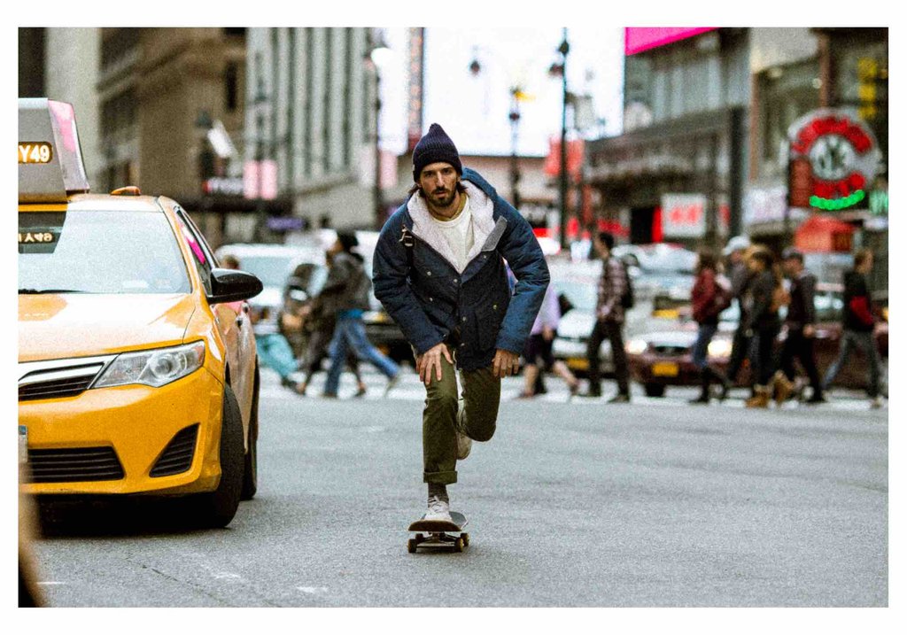Lookbooks really can’t get any cooler than skateboarding around NYC in a <a href="/Battenwear/">Battenwear</a>  parka. 

propermag.com/site/battenwea…