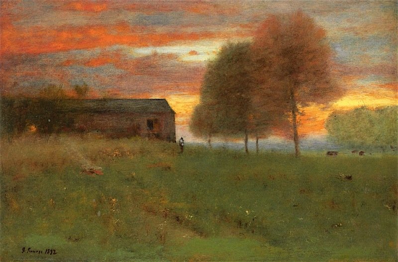 Early morning, 1895 ~ George Inness GoodMorning ArtLovers | AnimaLunga ...