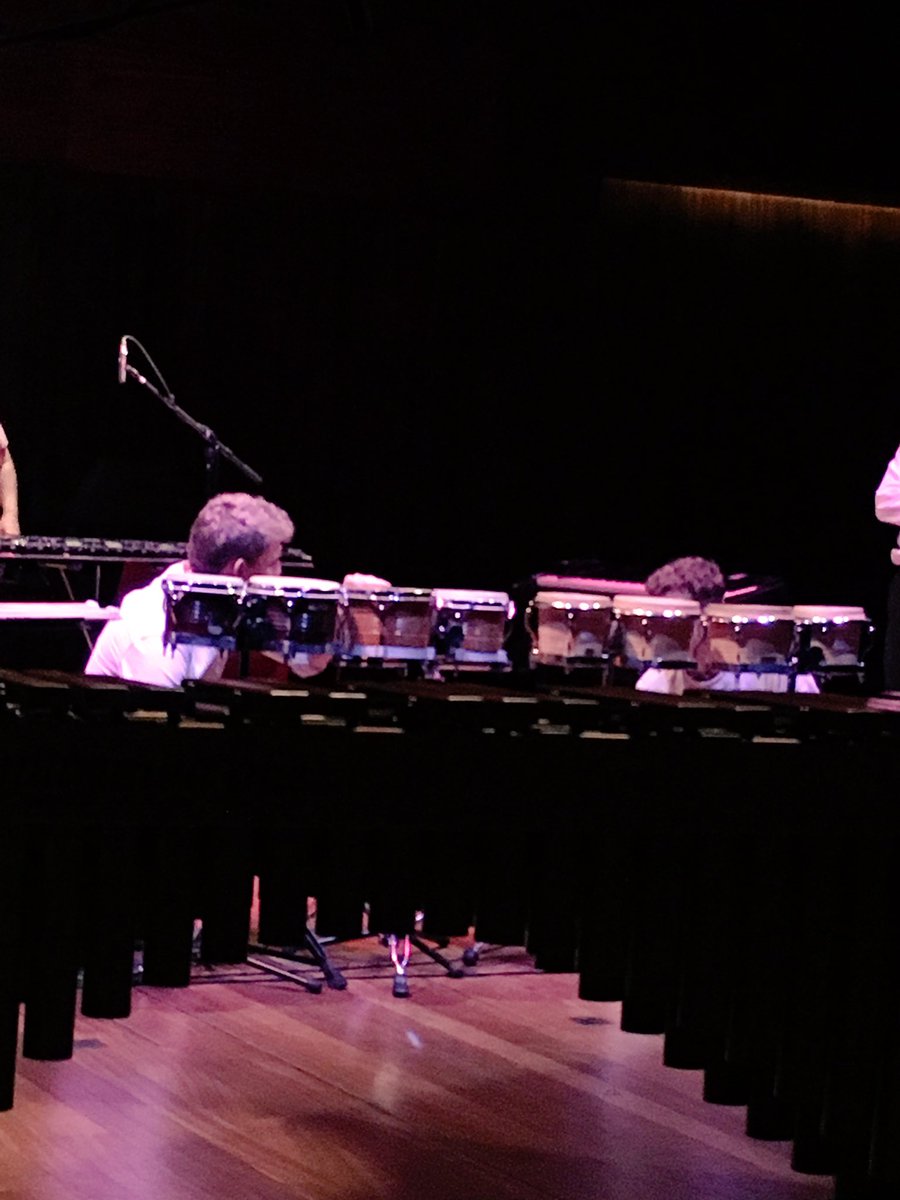 FixEnsemble's tweet image. Soundcheck peekaboo. Getting rather close to the performance. @SteveReich @guildhallschool @BarbicanCentre #reichat80