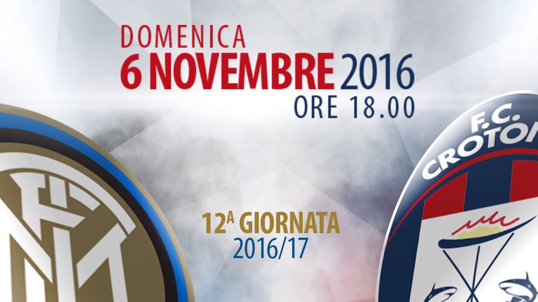 Serie A: Vedere INTER-CROTONE in Diretta Streaming con Rojadirecta Oggi alle 18