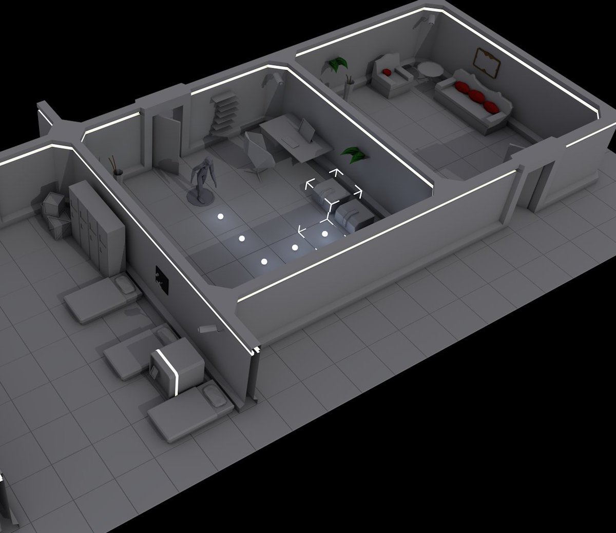 carstenruhr's tweet photo. Rendered test scene from our #BlueByteGameJam. It's still a bit greyish... #NextLevel #gamejam https://t.co/vK7i6MYrDe