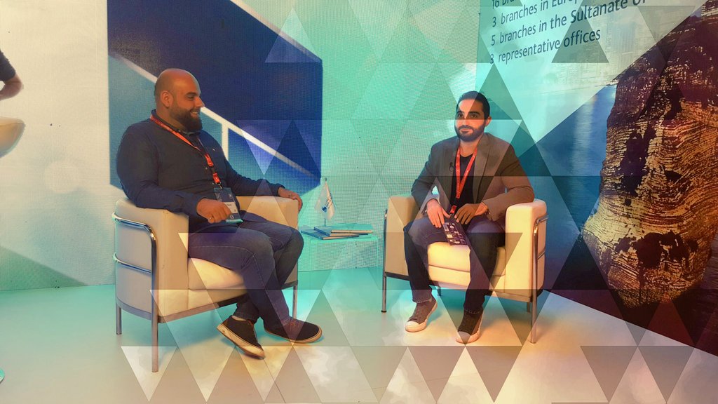 BankofBeirutsal's tweet photo. #BoBlive interviewer @MeetLebanon interviewing Georges Choueiry CEO @BidAffairs #BDLA16 https://t.co/NdBUnbBBJZ