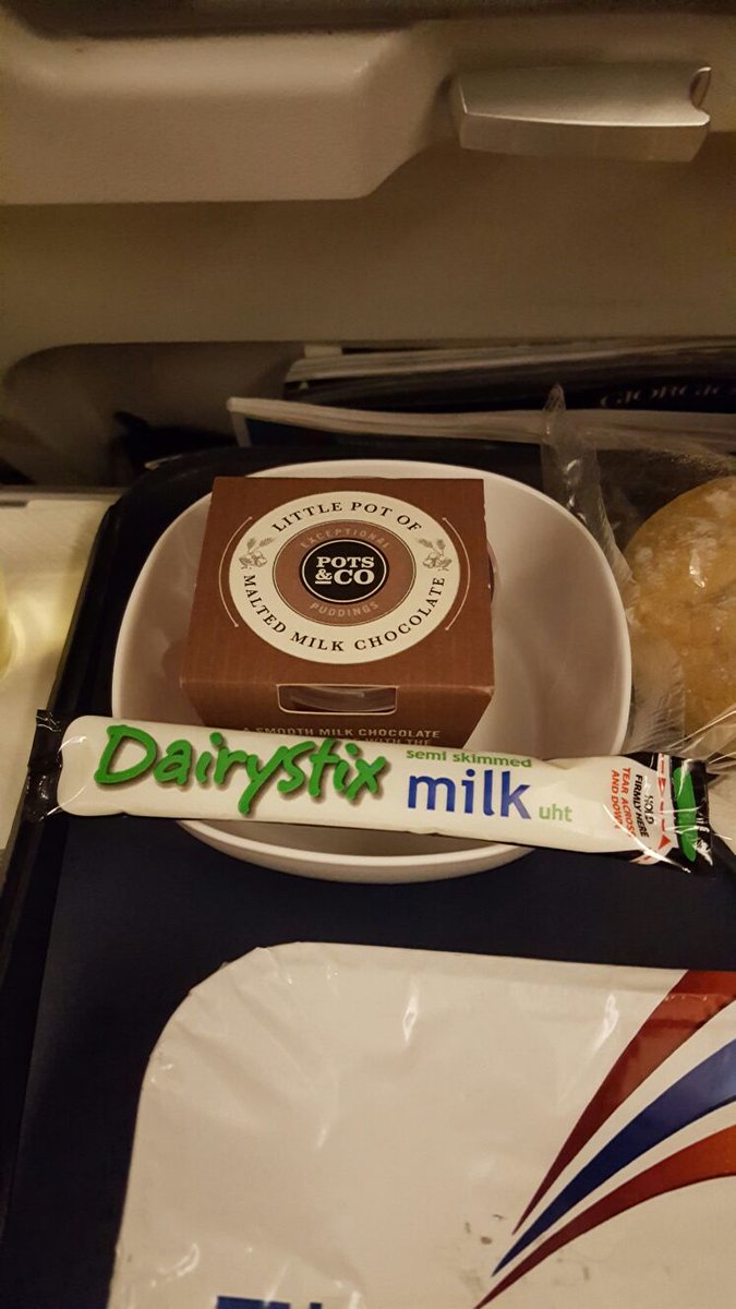 Best of British on my BA flight to Dubai for @SweetSnacksME @dairystix @Potsandco #UKFoodAndDrink