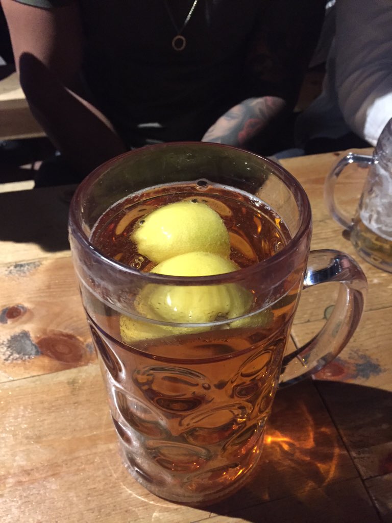 Ask the bier Keller  for a lemonade top with my beer think they misunderstand me 😂😂😂😂😂