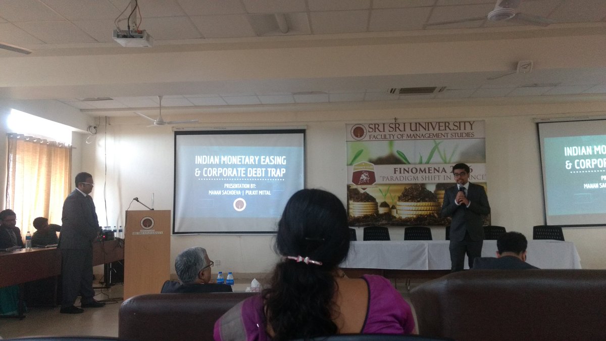 GrishmaPutran's tweet photo. #Finomena16
And presenting the last presentation of the day on the topic named #IndianMonetaryEasing and #CorporateDebtTrap #GoForIt https://t.co/hhc0O7bAcn