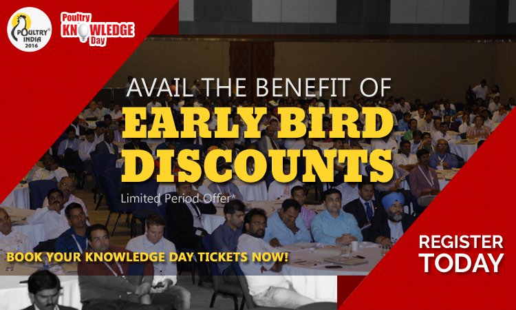 PoultryIndia15's tweet photo. HAVE YOU REGISTERED FOR THE #KNOWLEDGE_DAY ?
TAKE ADVANTAGE OF EARLY BIRD DISCOUNT - DON'T MISS IT !!!
Register @ https://t.co/ylxEztJy8s https://t.co/8x2k3fIIJd