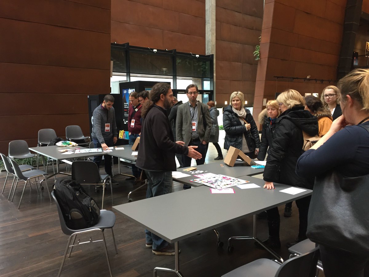 Olgalex79's tweet photo. Screening @docnextnetwork @charlietims video's and playing #commonspoly at #eurozine2016 w #CACommons @abrelatas @vchryssos https://t.co/Ef8irvQroS