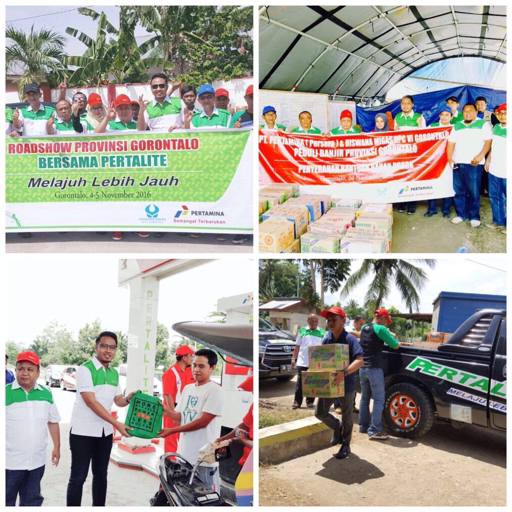 dim_putra's tweet photo. Roadshow Prov Gorontalo bersama Pertalite, serta bantuan peduli banjir Kab. Boalemo @PertaminaMOR7 @abe_ptm https://t.co/FJjxRAmEyz