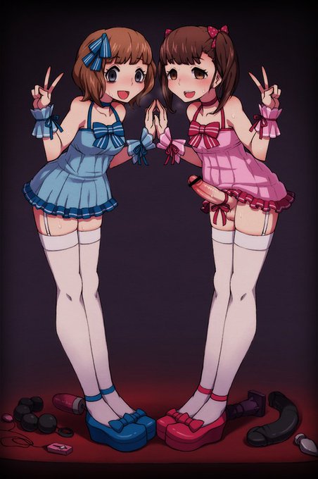 CG集のふたりの後日談的妄想絵。どこかの娼館で 