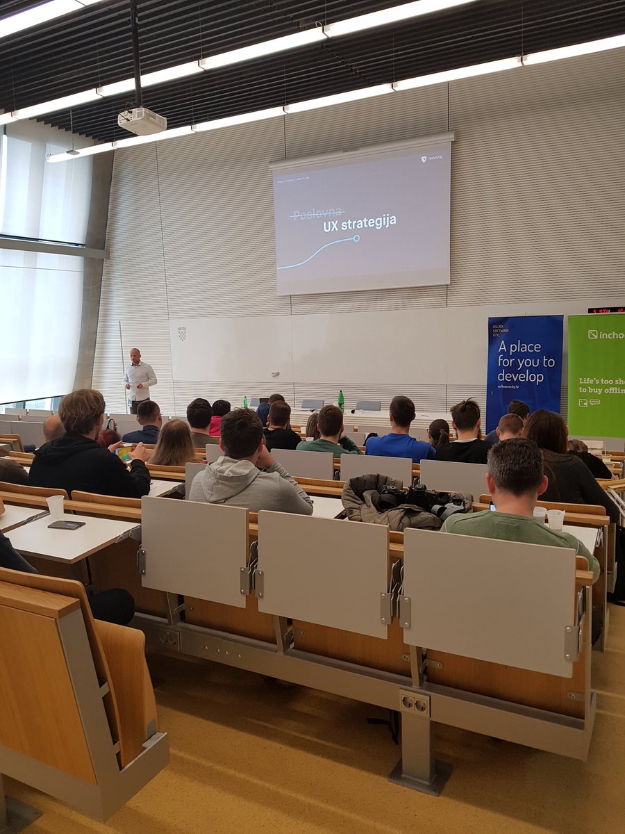 kdijakovic's tweet photo. Svi pozorno slušaju odličnu prezentaciju @DamirAntolovic @AutomobiliRimac  #DesignTalksOSC #heroedition https://t.co/VYQah0zFF7
