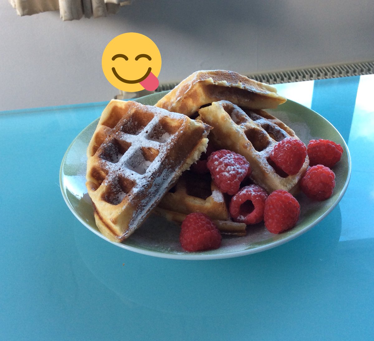 AshandmelCarr's tweet photo. 'Waffles Saturday' at the Carr house 👌🏻 https://t.co/poWj2B5Nqw