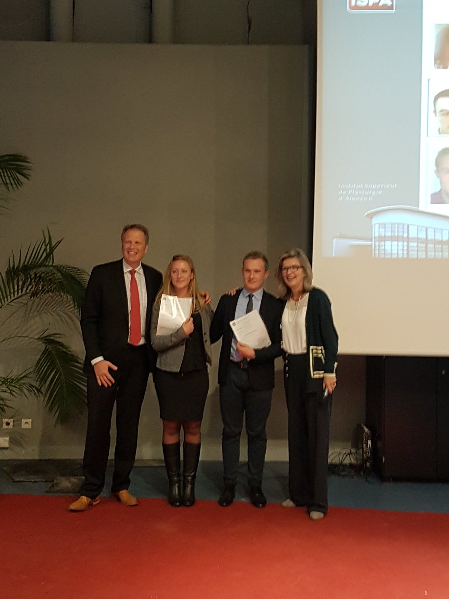Jean MARTIN (@jean_m_martin) on Twitter photo Les majors de la promo ISPA 2016: bravo Pauline et Pierre! Belle route à vous!
<a href="/fedplasturgie/">Fédération de la Plasturgie et des Composites</a> Les majors de la promo ISPA 2016: bravo Pauline et Pierre! Belle route à vous!
<a href="/fedplasturgie/">Fédération de la Plasturgie et des Composites</a>