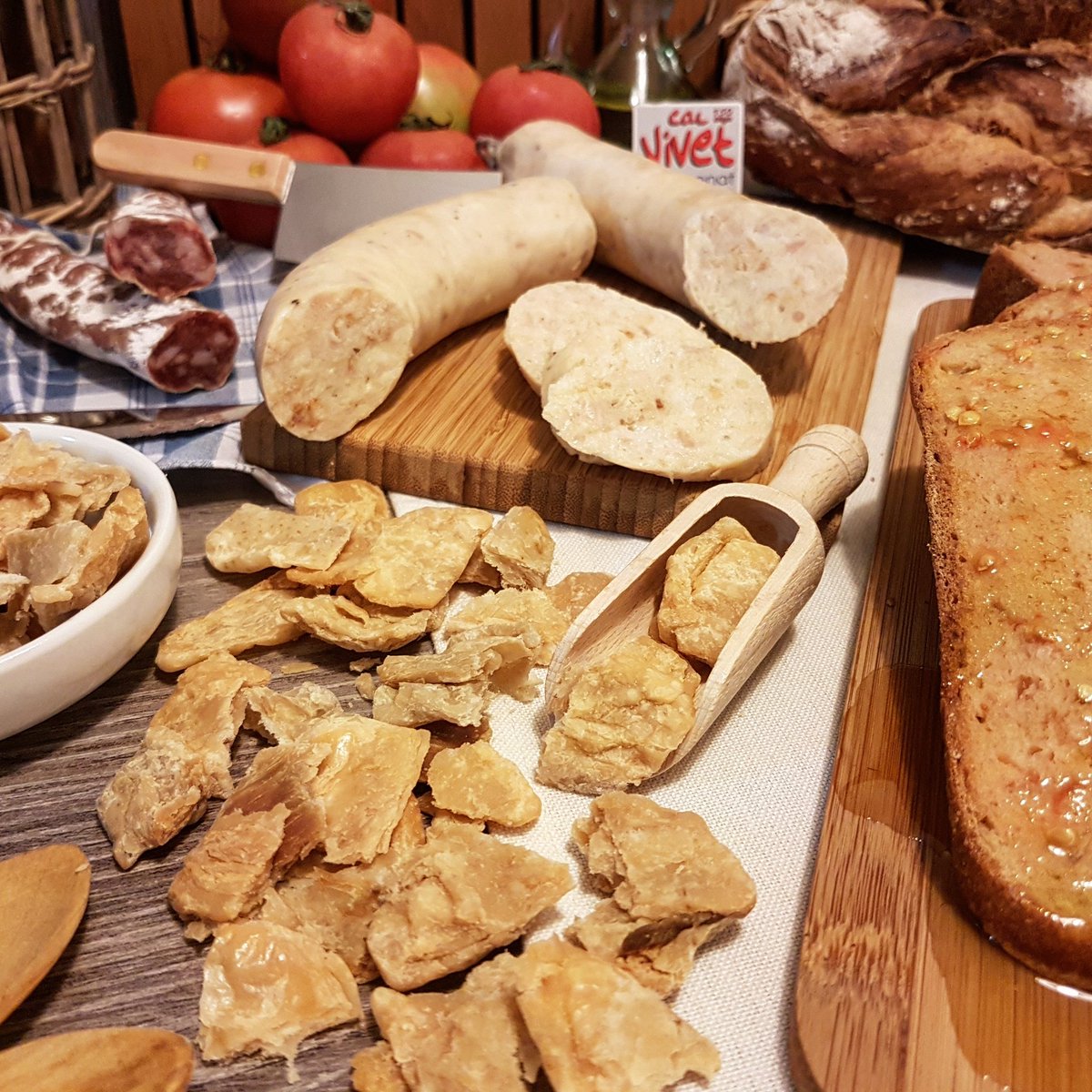 Botifarra d'ou amb Llardons de <a href="/CalVivet/">CALVIVET</a>  #calvivet #sentmenat