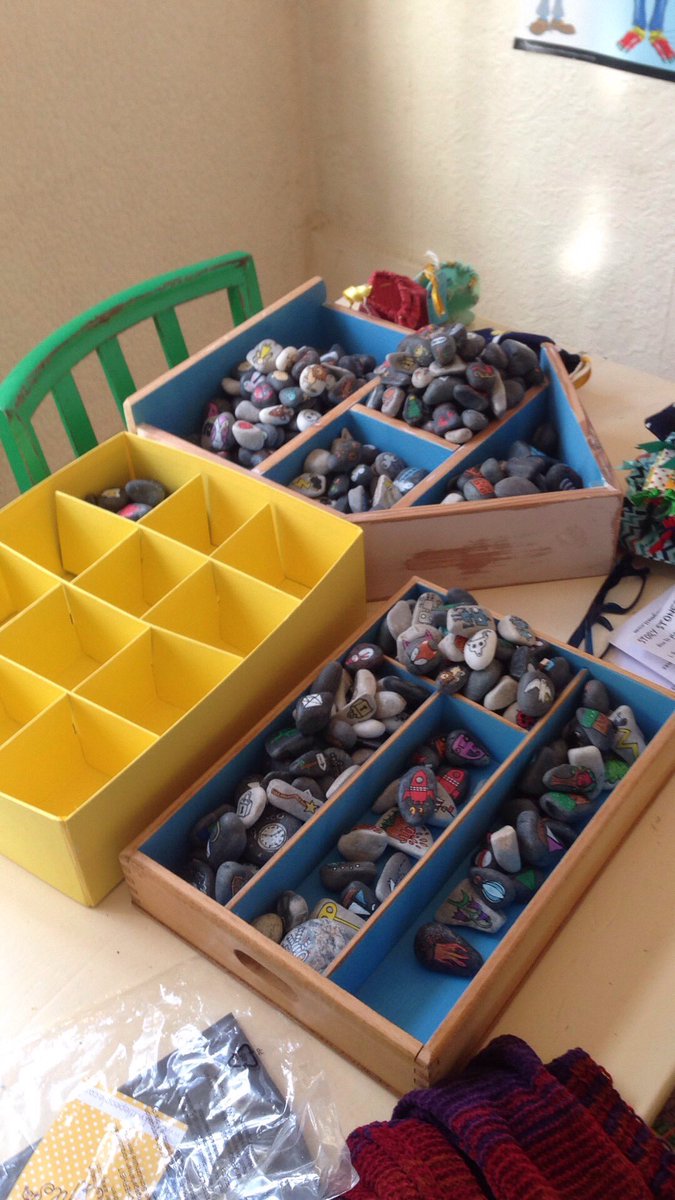 tinyhouseart's tweet photo. Story stone organising day. https://t.co/xF0R0xzEBE