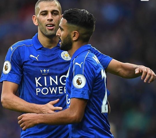 ILyeSpulisic's tweet photo. @slimaniislam @Mahrez22 @LCFC 😍💕 #Dz https://t.co/fWl5YMfAnD