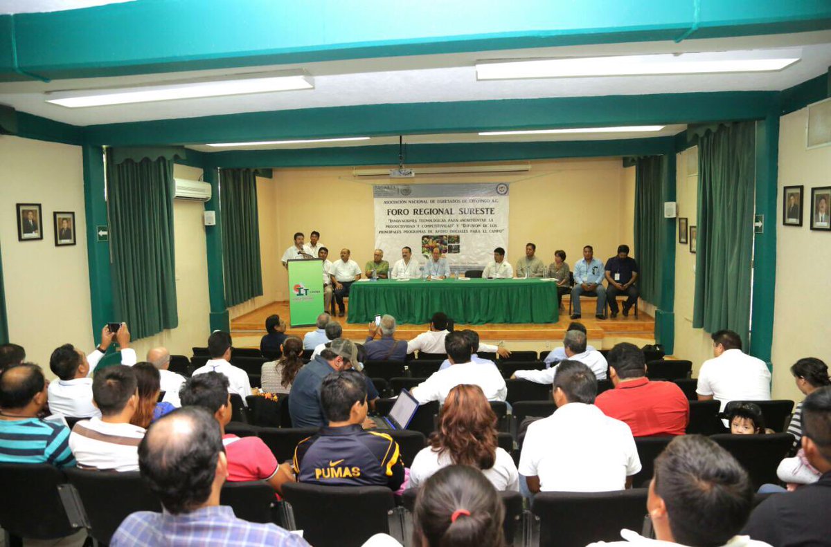 Edgarr_Hdez's tweet photo. Tuve el honor de hacer la declaratoria inaugural del Foro Regional Sureste de la Asociación Nacional de Egresados de Chapingo A.C. https://t.co/H1n6gCDi2K