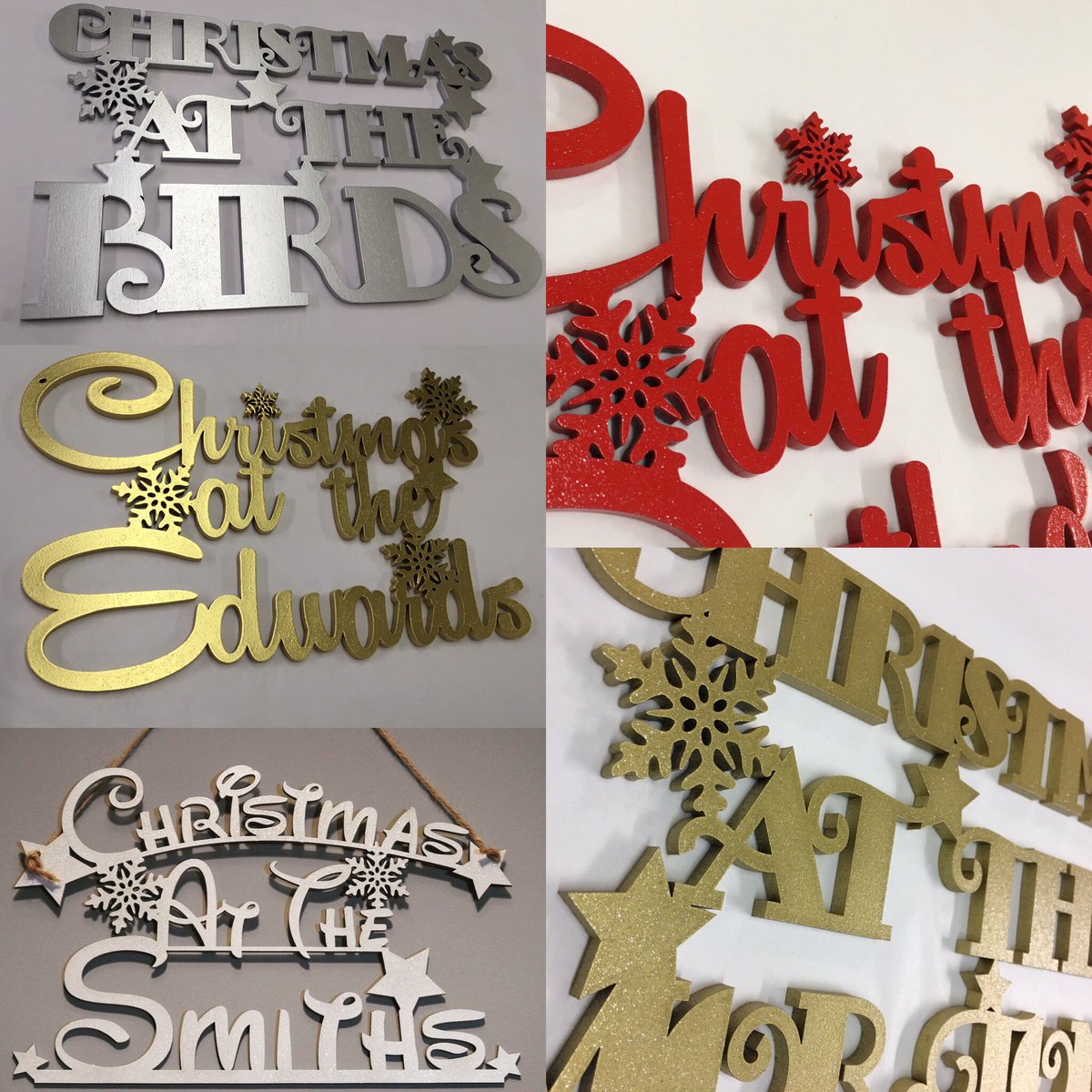 You can #win one of our personalised #Christmas signs over at facebook.com/vmbespoke xx