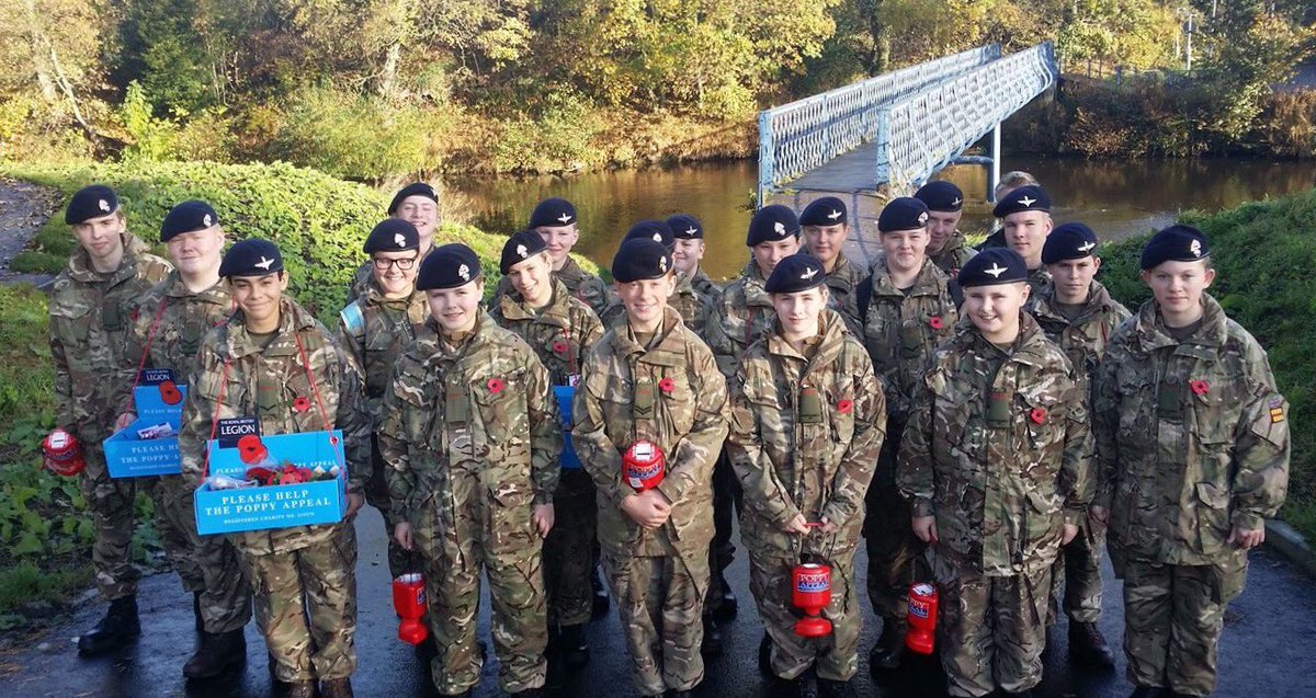 NorthumbriaACF's tweet image. Battered by the weather, but still smiling are reps from Bedlington, Cramlington, Guide Post and Morpeth. #ACFRemembers #poppython