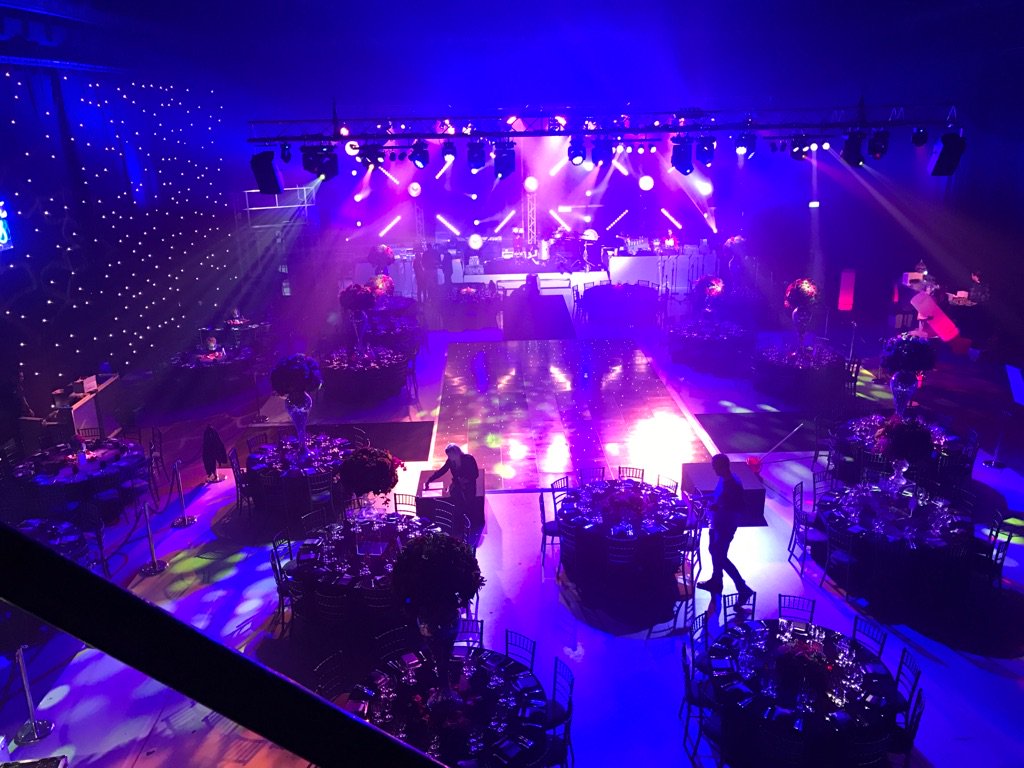 Quite a change to Studio 12 @OldGranadaMCR since <a href="/WHP_Mcr/">The Warehouse Project</a> on Wednesday, all set for tonight's Bar Mitzvah celebrations