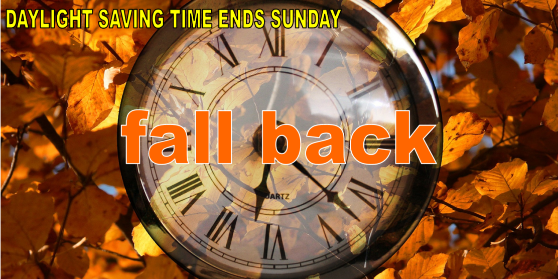 fbclewisville's tweet photo. Daylight Saving Time ends Sunday - enjoy your extra hour! https://t.co/FSDVyHyXla